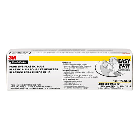 3M Hand-Masker Plastic Plus, 12 x 400-Feet